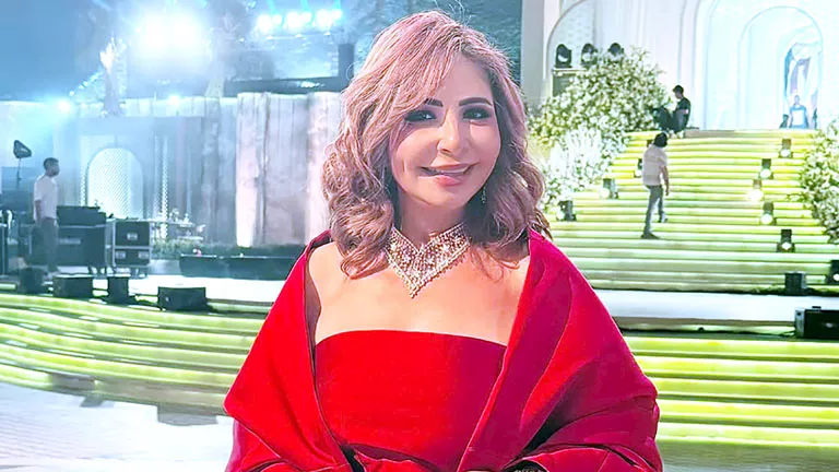 لميس الحديدي تحتفل بزفاف ابنة المنتج محمد السعدي