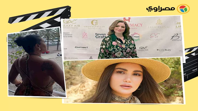 غادة عبد الرازق وسط البحر ورانيا يوسف جريئة أبرز لقطات نجمات الفن