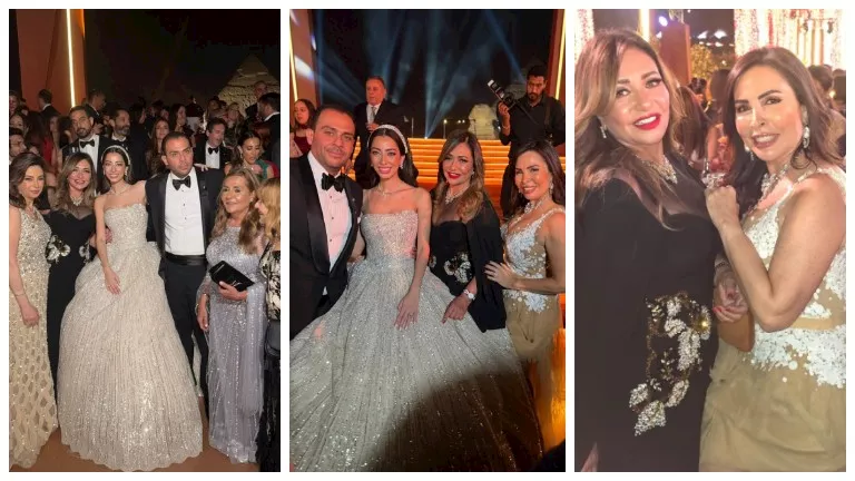 ليلى علوي تنشر صورًا من حفل زفاف ابنة صديقتها