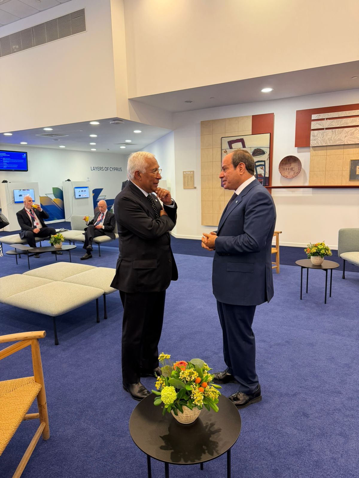 حديث مع الرئيس السيسى