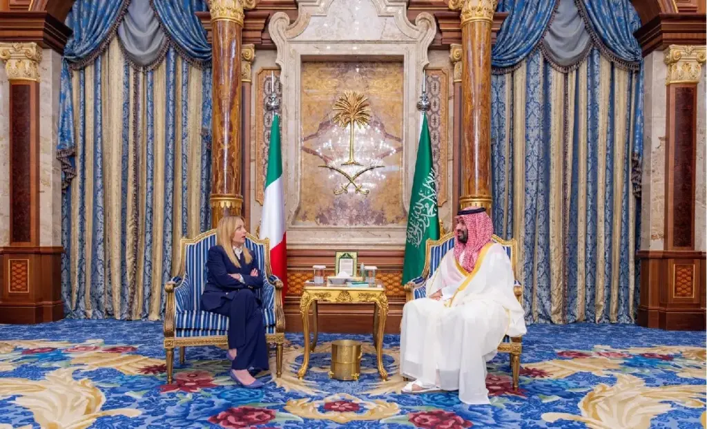 ولي العهد يبحث تعزيز العلاقات والتطورات الإقليمية مع رئيسة وزراء إيطاليا - أخبار السعودية