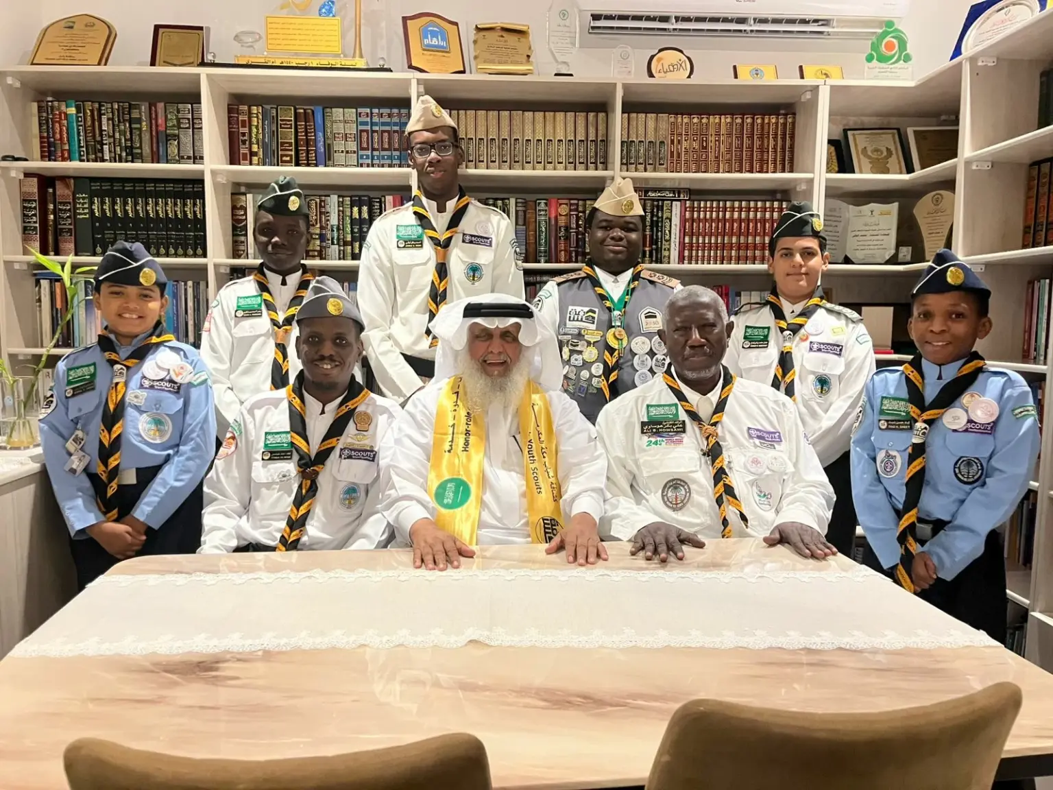 كشافة مكة تزور الرائد الكشفي محمد عطية - أخبار السعودية