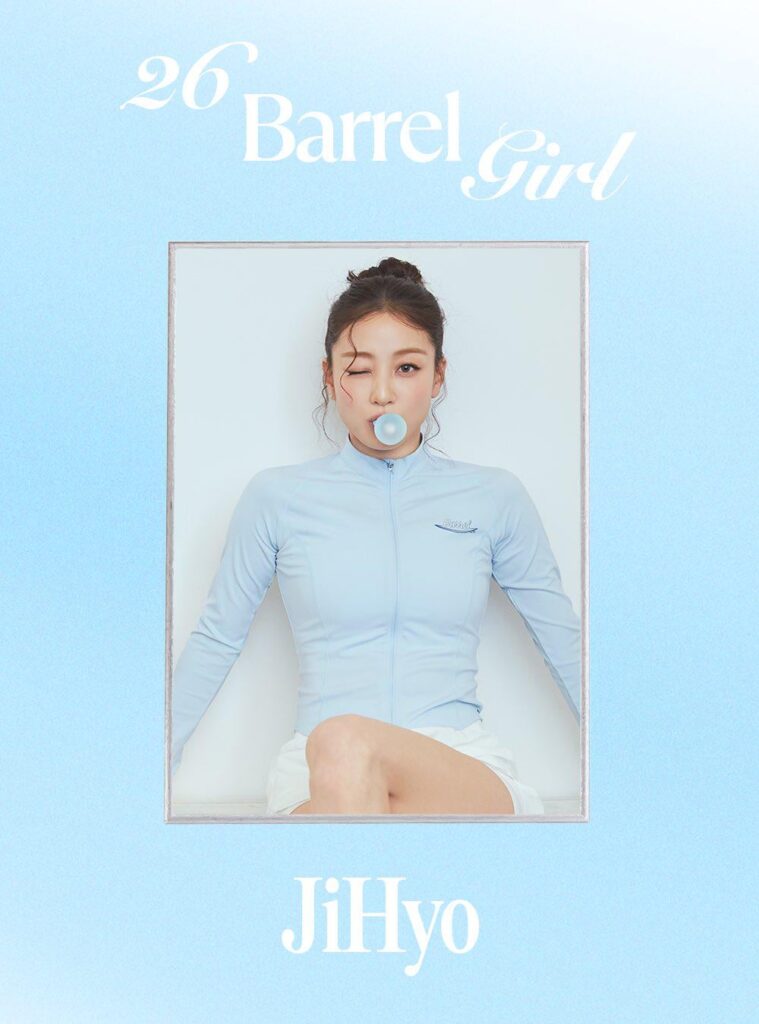 260410 تحديث تويتر JYPETWICE - JIHYO & BARREL: نموذج العلامة التجارية 2026 BARREL