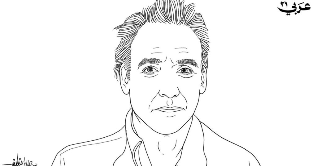 نجم سينمائي ملهم يقف ضد مجرمي الحرب (بورتريه)