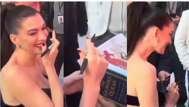 معجبة تهادي ان هاثاواي بنسخة قرآن كريم