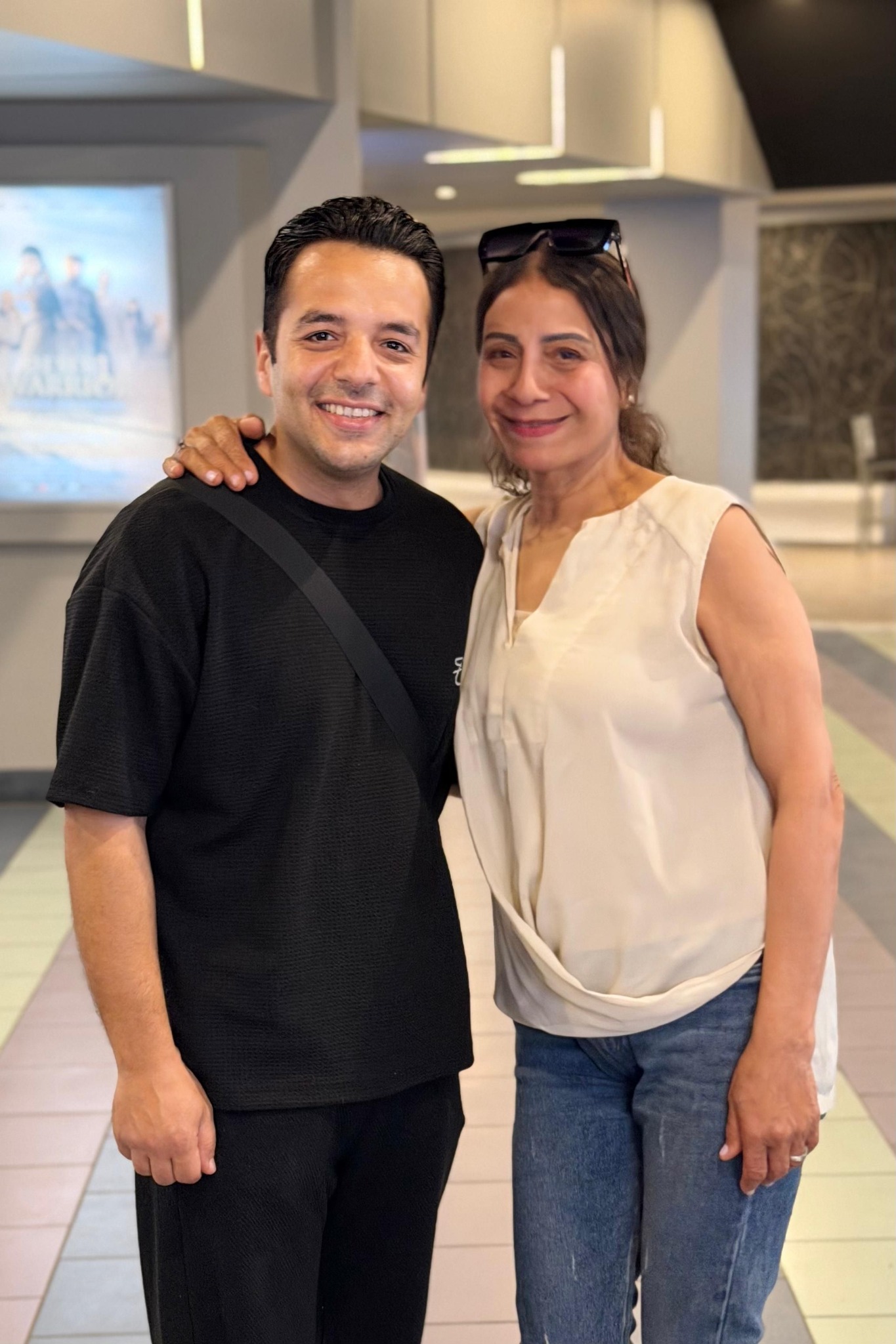 عفاف مصطفي بصحبة عصام يوسف طفل فيلم تيتو