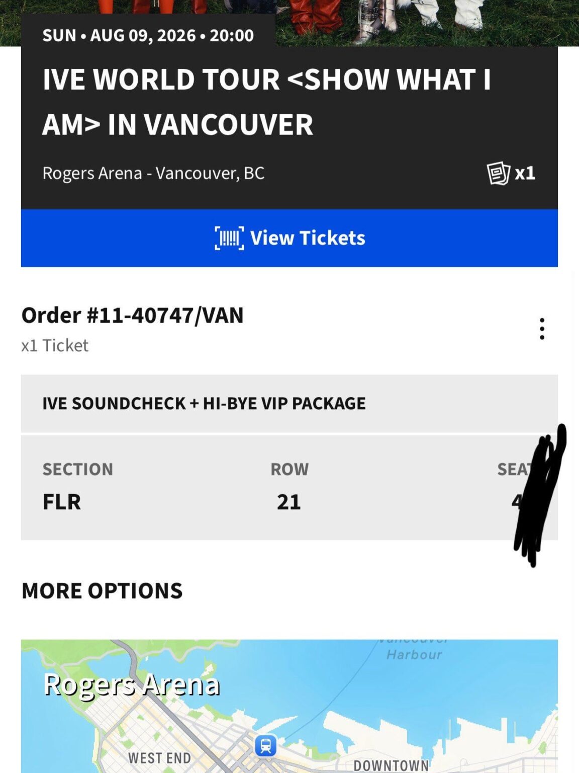 أسعار تذاكر حفل 260403 IVE ترتفع كثيرًا يومًا بعد يوم