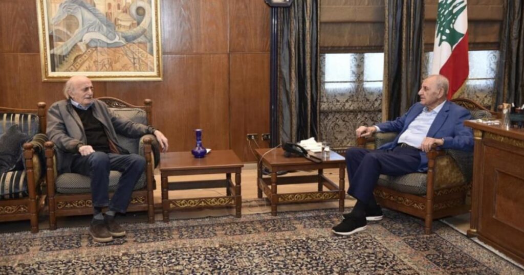 "الحزب" يستعين بجنبلاط لإفشال مفاوضات الرئيس