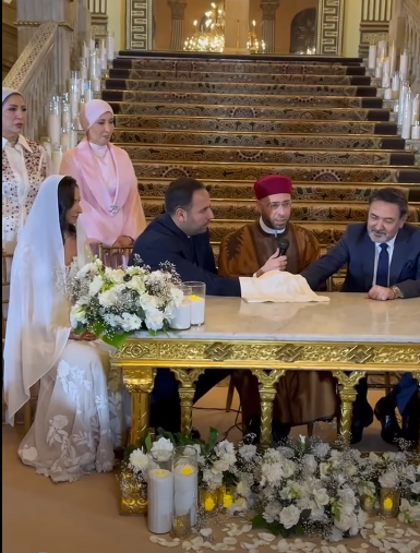 عقد قران ابنة الاعلامى خيرى رمضان