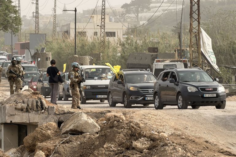 دورية لليونيفيل على الطرق المؤدية إلى جنوب لبنان(1)