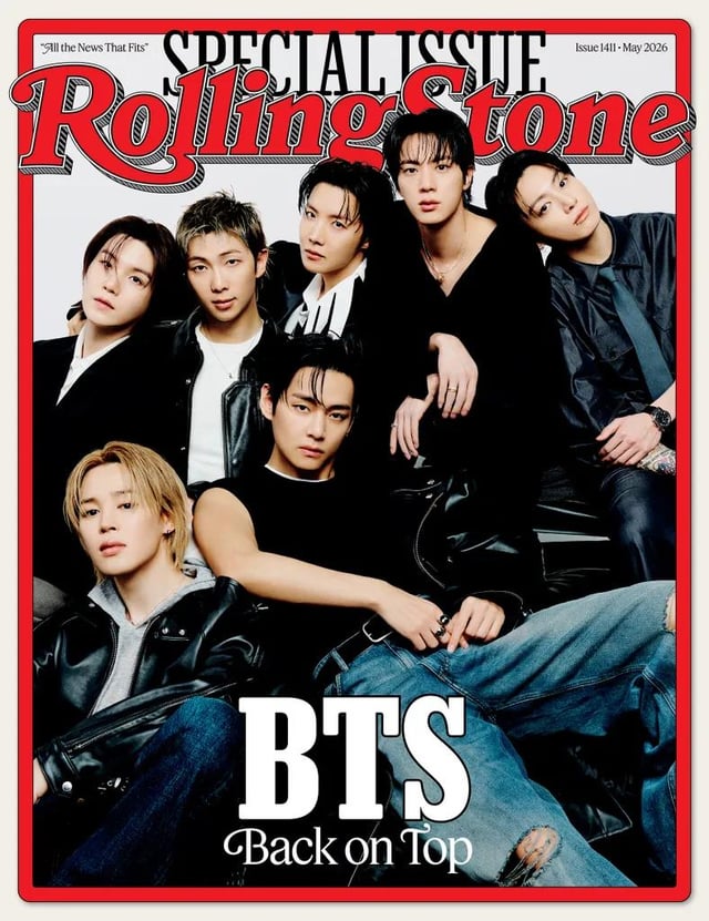 BTS - Rolling Stone (غلاف إصدار مايو 2026 وصور)