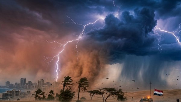 طقس مضطرب يضرب مصر الليلة .. إعلان عاجل من الأرصاد