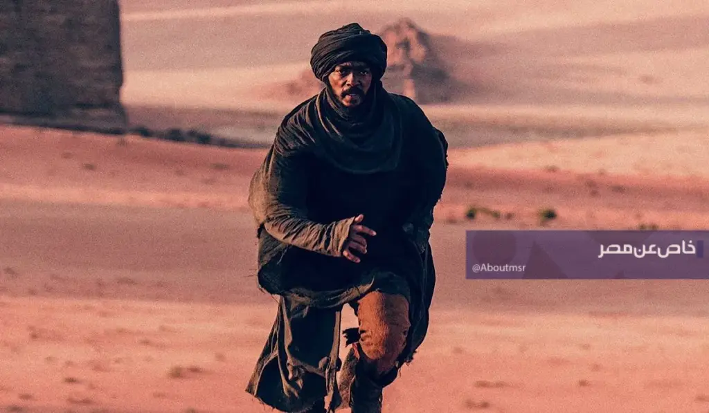 لقطة من فيلم محارب الصحراء الذي صور في السعودية