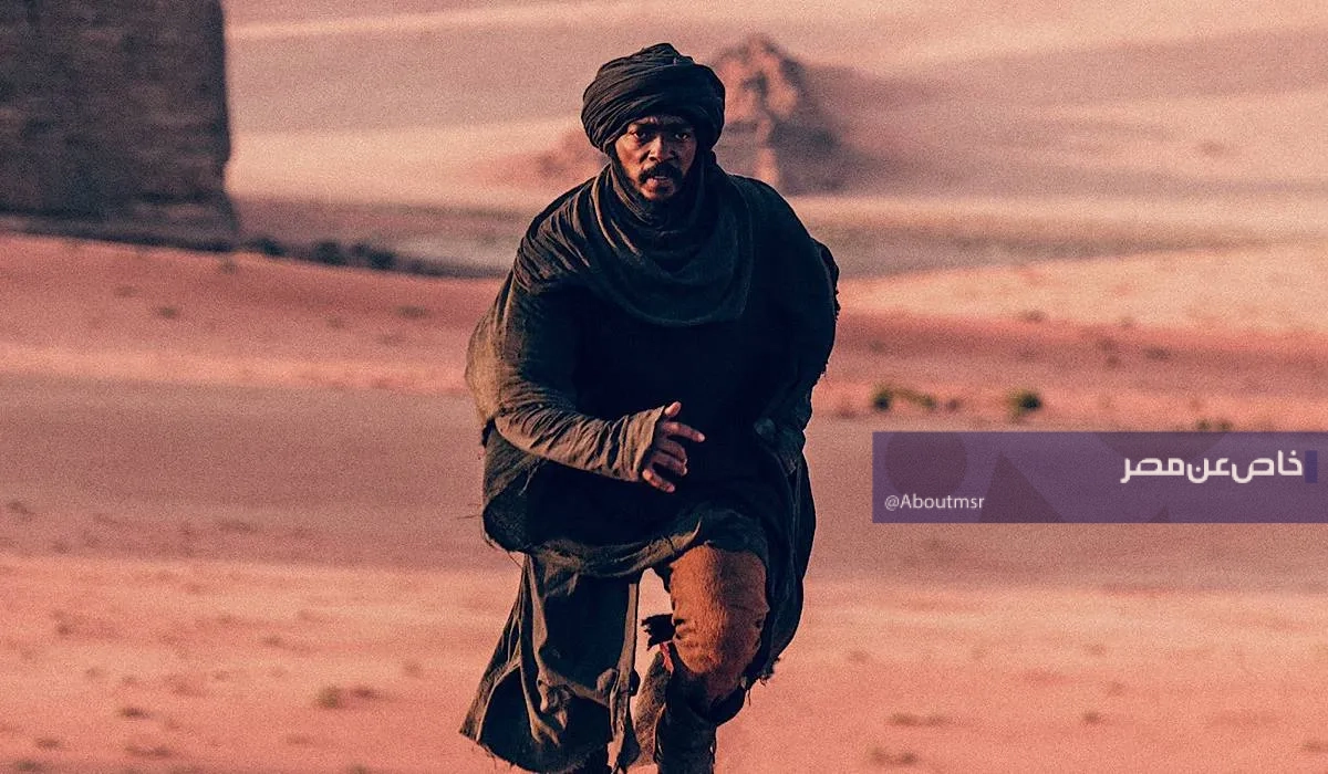 لقطة من فيلم محارب الصحراء الذي صور في السعودية