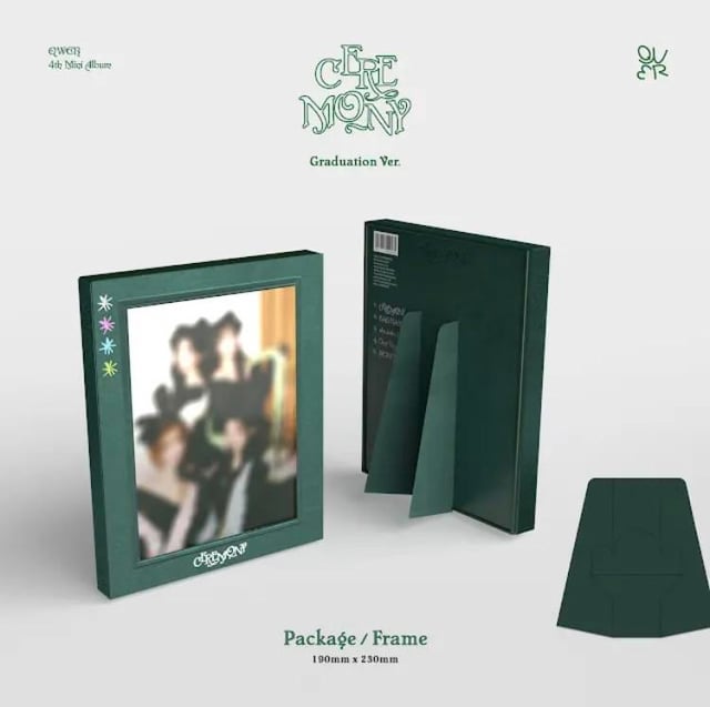 QWER - الألبوم المصغر الرابع: الحفل (تفاصيل تغليف الألبوم - إصدار التخرج + إصدار الكتيب.)