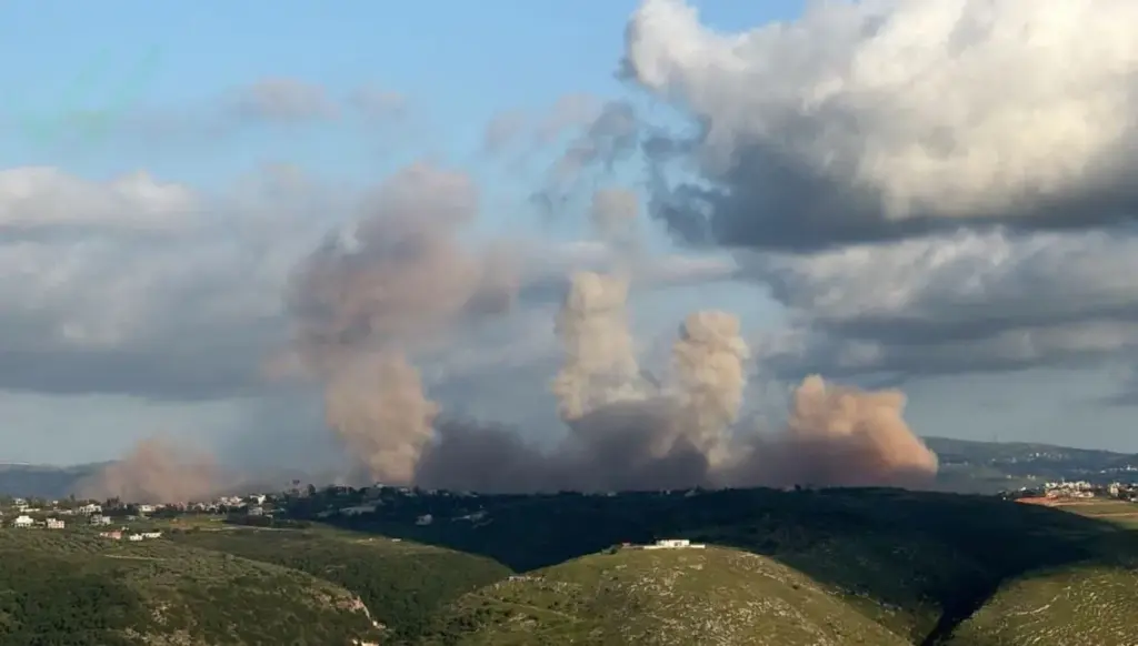 ارتجاجات أرضية نتيجة تفجير نفق في القنطرة لبنان