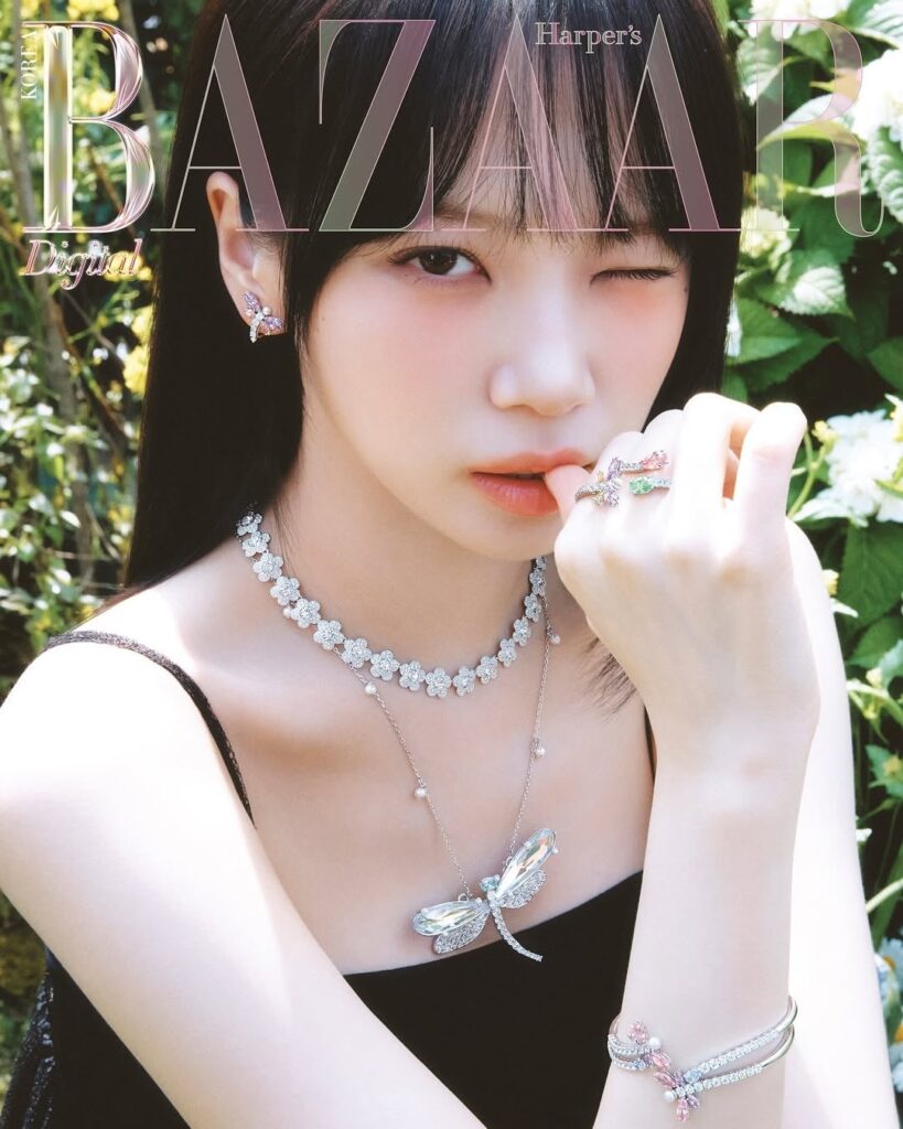 LE SSERAFIM Chaewon - Harper's BAZAAR Korea x Swarovski (غلاف الإصدار الرقمي لشهر مايو 2026 والمعاينة المصورة)