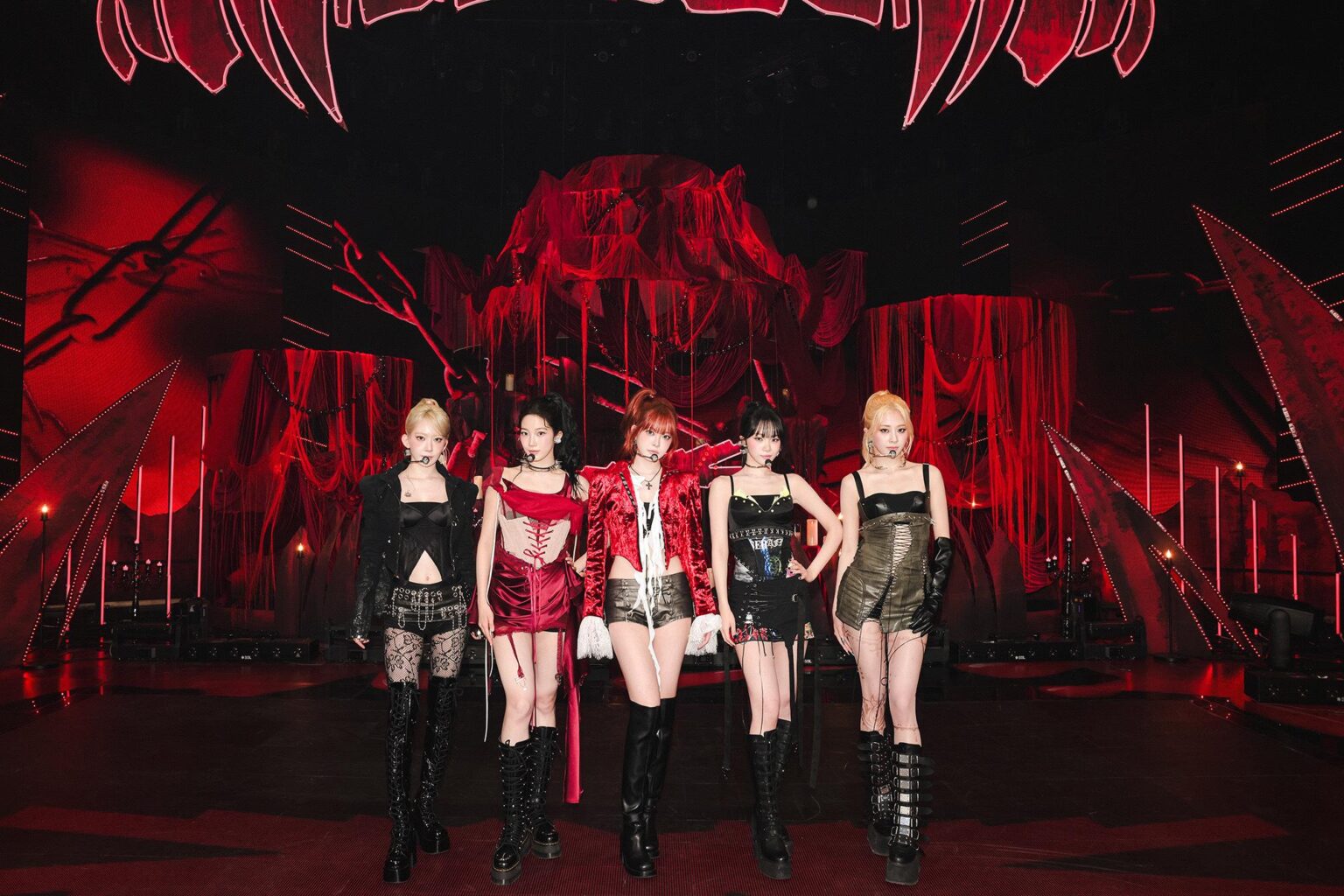 260424 تحديث تويتر LE SSERAFIM - في KBS Music Bank