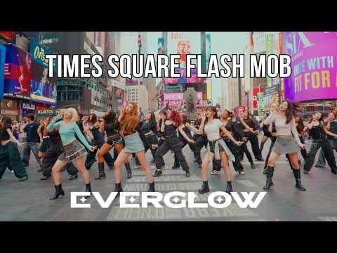 EVERGLOW - Bon Bon Chocolat + Adios + DUN DUN + FIRST + LA DI DA + Pirate + CODE (Times Square Flash Mob with I LOVE DANCE) (260424)