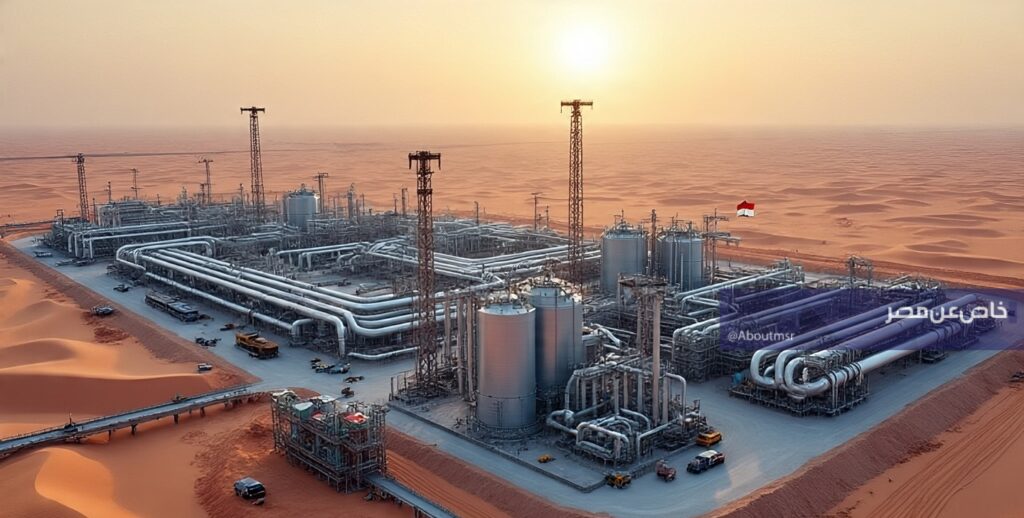 مواقع إنتاج البترول والغاز