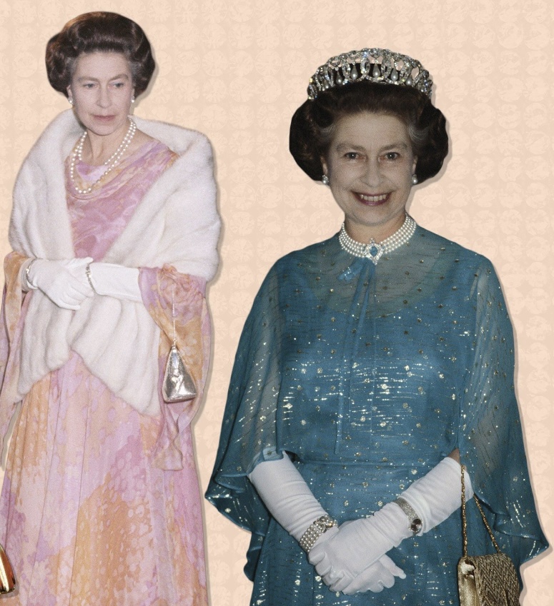 اللؤلؤ في مشهد الأناقة الملكيّة (Pinterest)