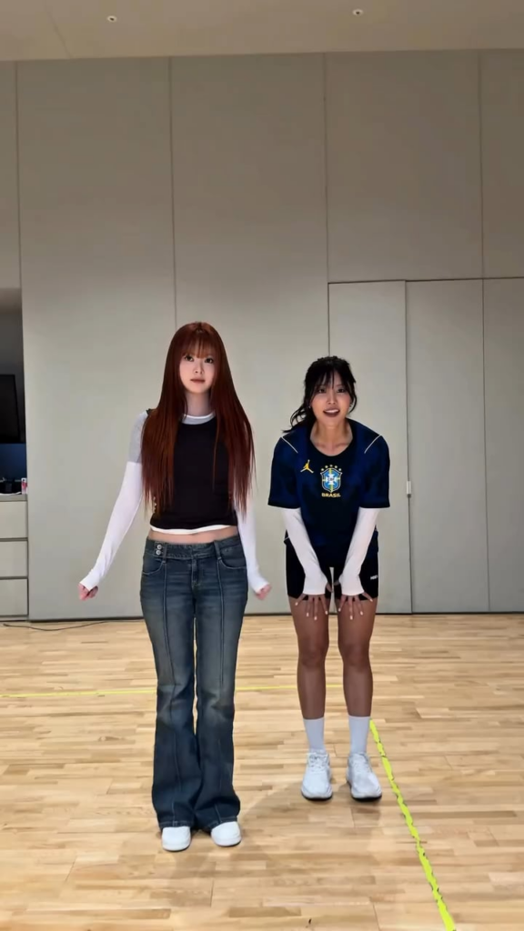 260430 تحديث كانغ سو يون على الانستقرام مع هونغ ايونتشاي - نسخة قصيرة 🇧🇷️ الدمية ترقص..؟ (تحدي الاحتفال)