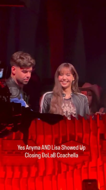 260413 ليزا في Anyma's Set @ Coachella 2026