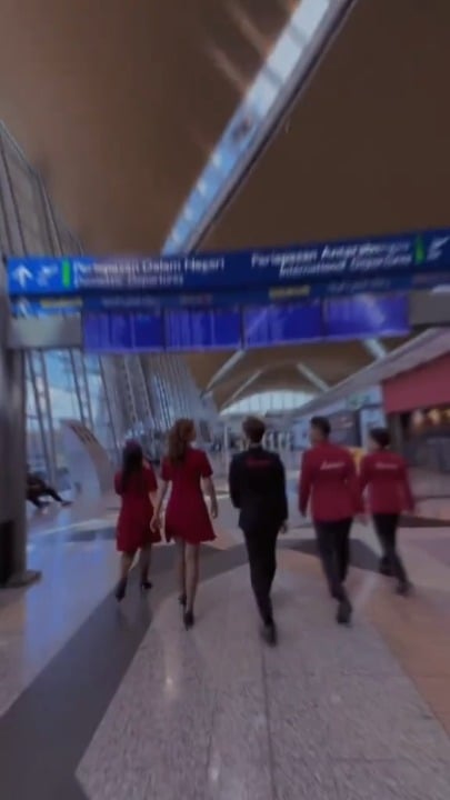 تحديث تويتر الرسمي لمطار كوالالمبور الدولي رقم 260403 - تحية IVE لموظفي المطار