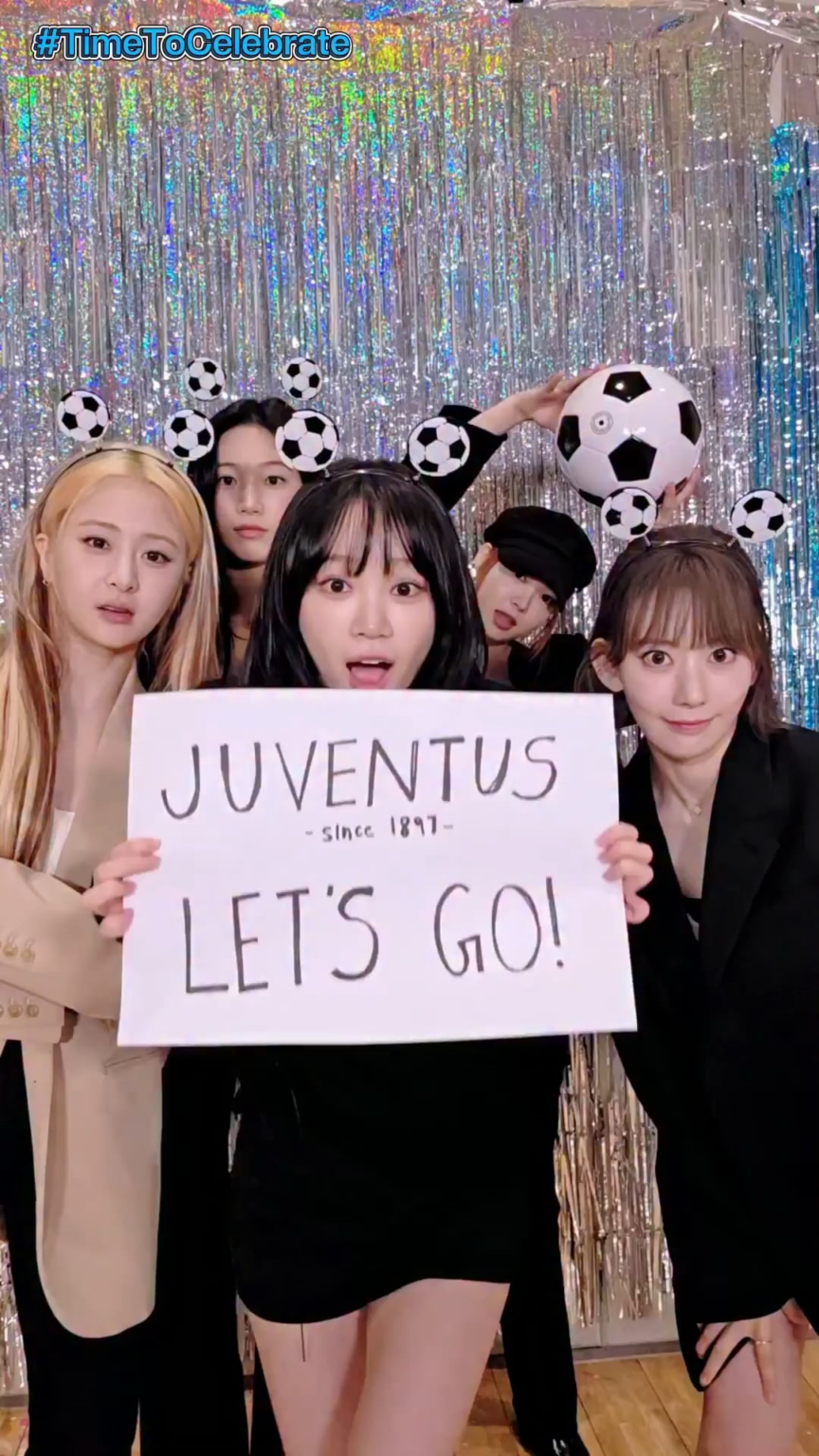 260414 تحديث LE SSERAFIM على TikTok - 🎉مبروك ليوفنتوس⚽️