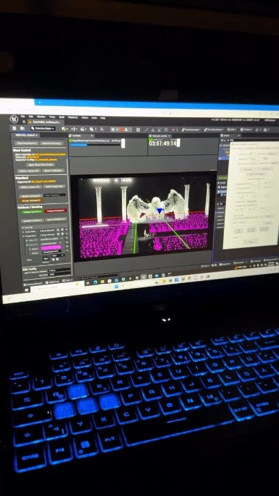 260421 خلف الكواليس لـ AR Angel Lisa في Coachella 2026