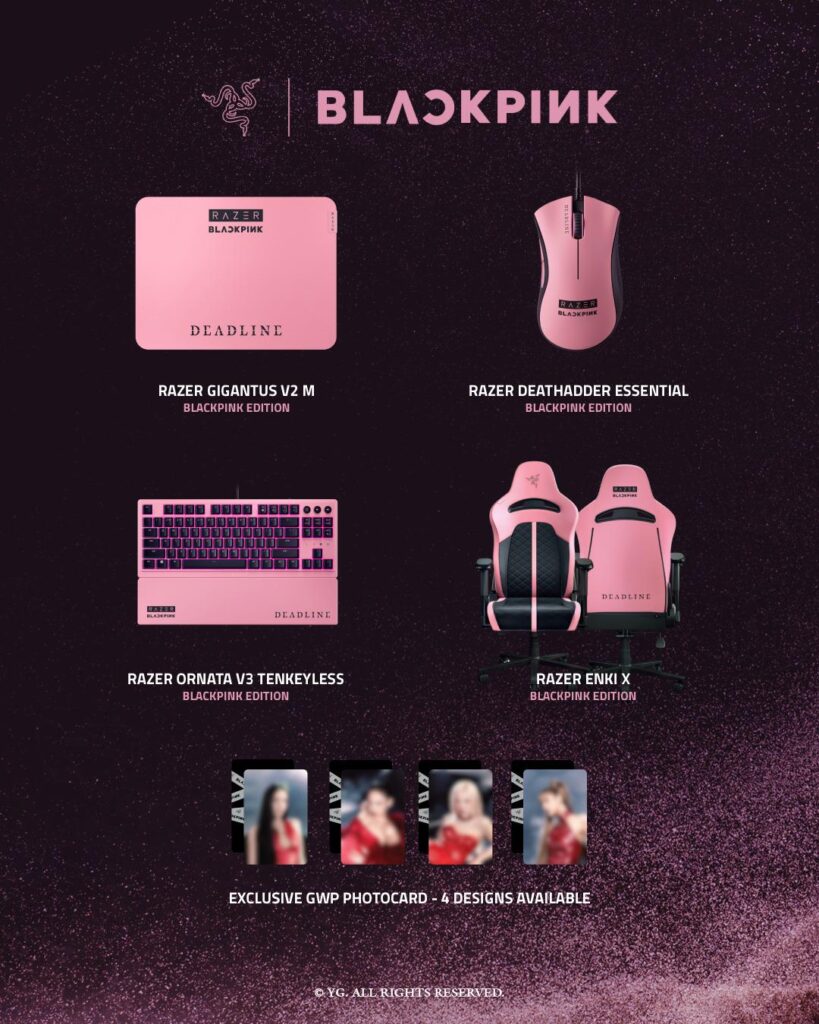 260429 مجموعة BLACKPINK X RAZER | متاح في 7 مايو