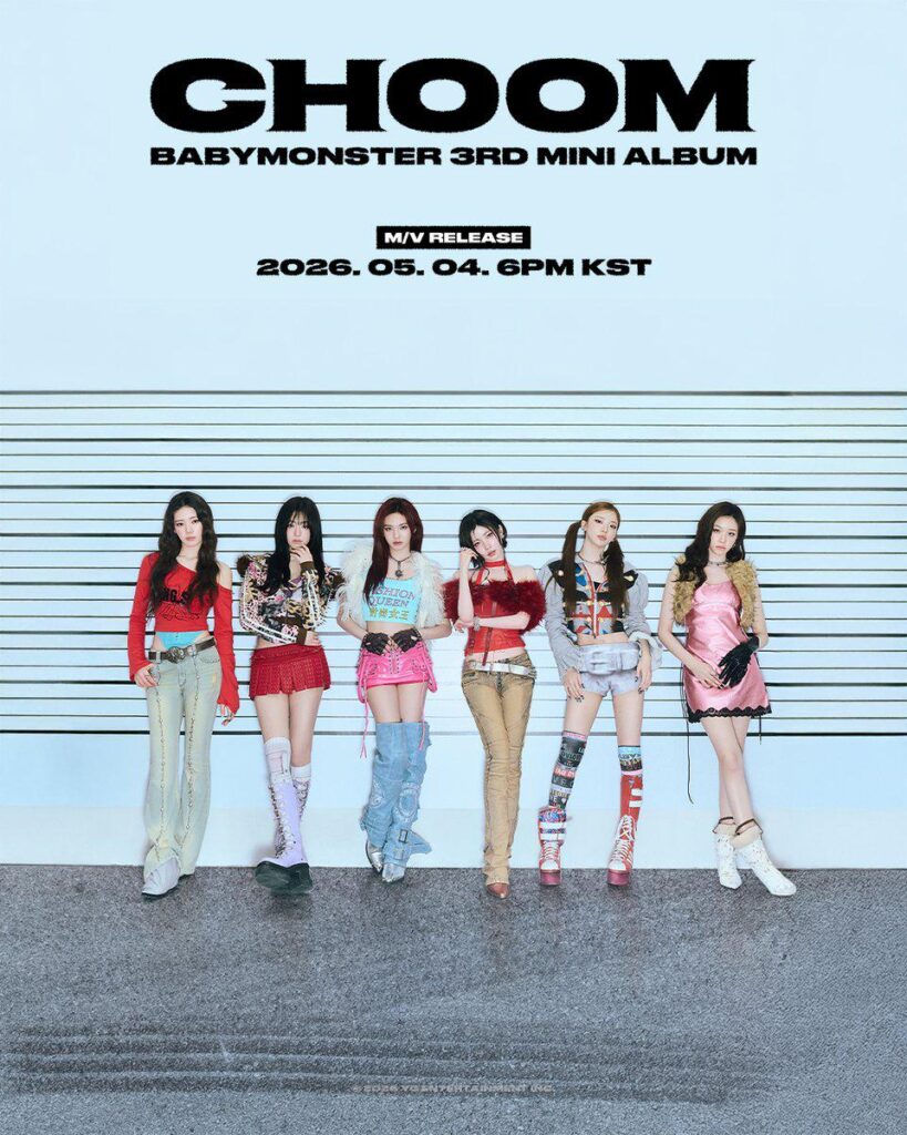 BABYMONSTER – الألبوم المصغر الثالث: CHOOM (صور مرئية – مجموعة) BABYMONSTER - الألبوم المصغر الثالث: CHOOM (صور مرئية - مجموعة)