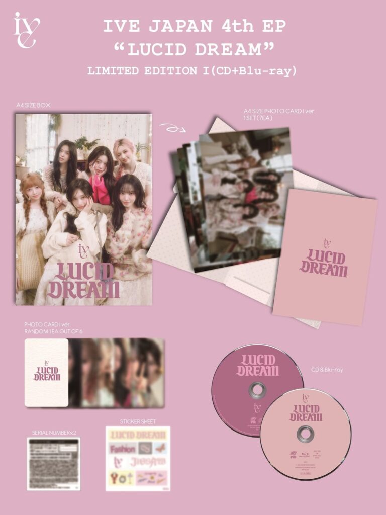 260427 IVE - اليابان 4th EP: LUCID DREAM (تغليف الألبوم ومعاينة البضائع)