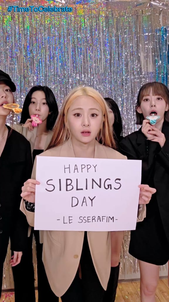 260410 تحديث LE SSERAFIM على التيك توك - 🎉يوم الأشقاء السعيد💗