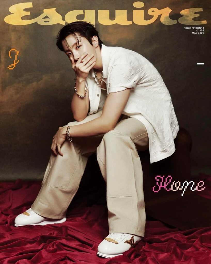 BTS j-hope - Esquire Korea x Louis Vuitton (أغلفة إصدارات مايو 2026)