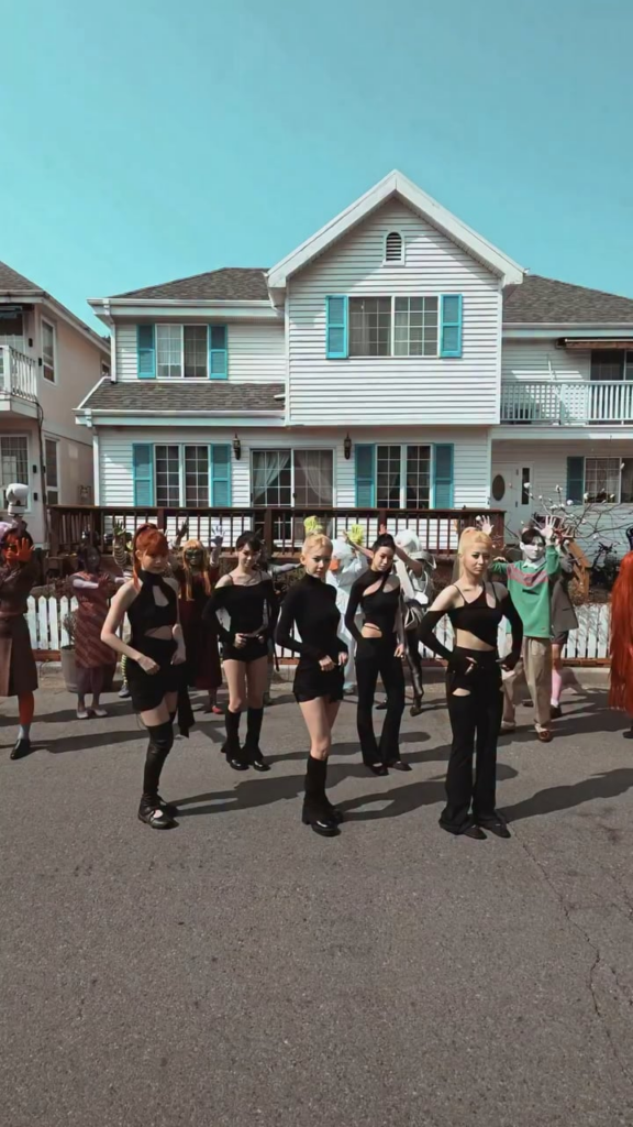 تحديث انستقرام 260428 LE SSERAFIM - 「احضر للاحتفال 🧟! 」 (تحدي الاحتفال)