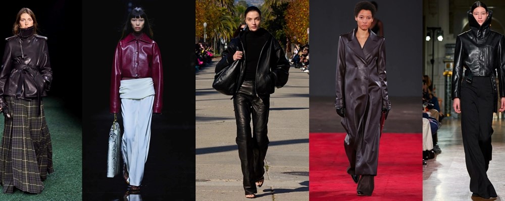 موضة الجاكيت الجلد وتنسيقات مميزة له في ربيع 2026
