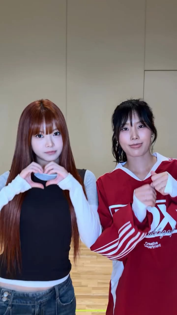 260429 تحديث كانغ سو يون على الانستقرام مع هونغ ايونتشاي - احتفال مع ايونتشاي ♥ (تحدي الاحتفال)