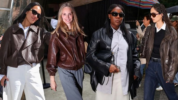 موضة الجاكيت الجلد وتنسيقات مميزة له في ربيع 2026