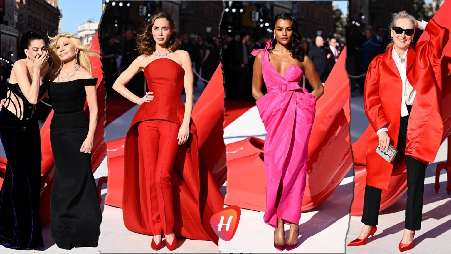 “The Devil Wears Prada'' يعود من لندن… دوناتيلا فرساتشي تُشعل العرض وميراندا بريستلي تفرض قانون الاناقة