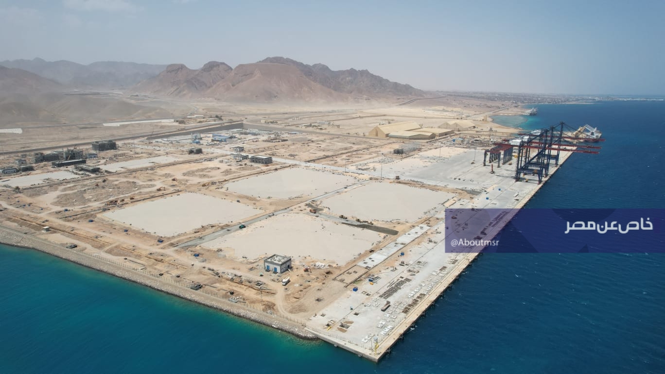 تصوير جوي لمحطة حاويات سفاجا 2 متعددة الأغراض