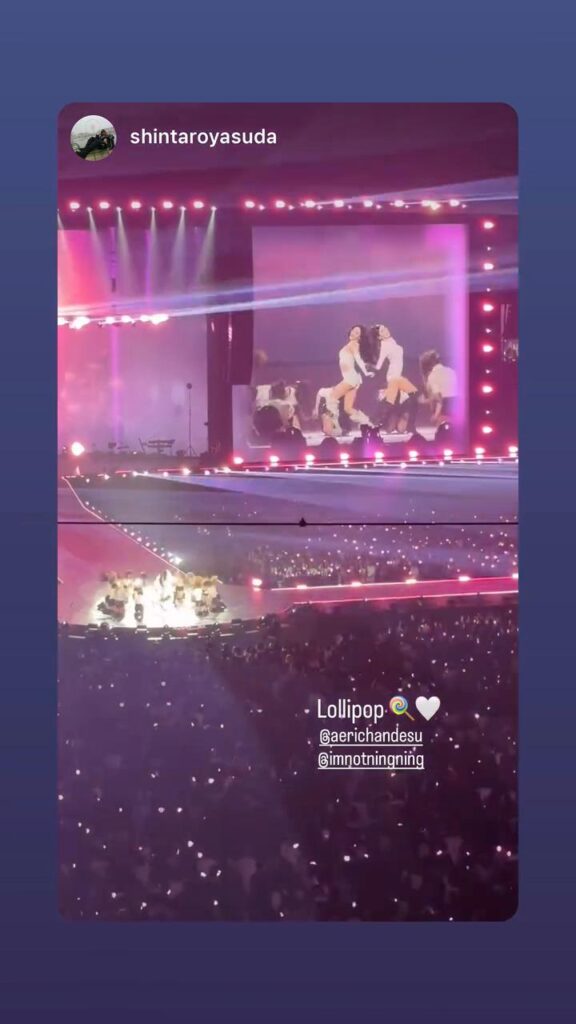 260426 تحديث قصة نينغ نينغ على الانستقرام مع شينتارو ياسودا وجيزيل