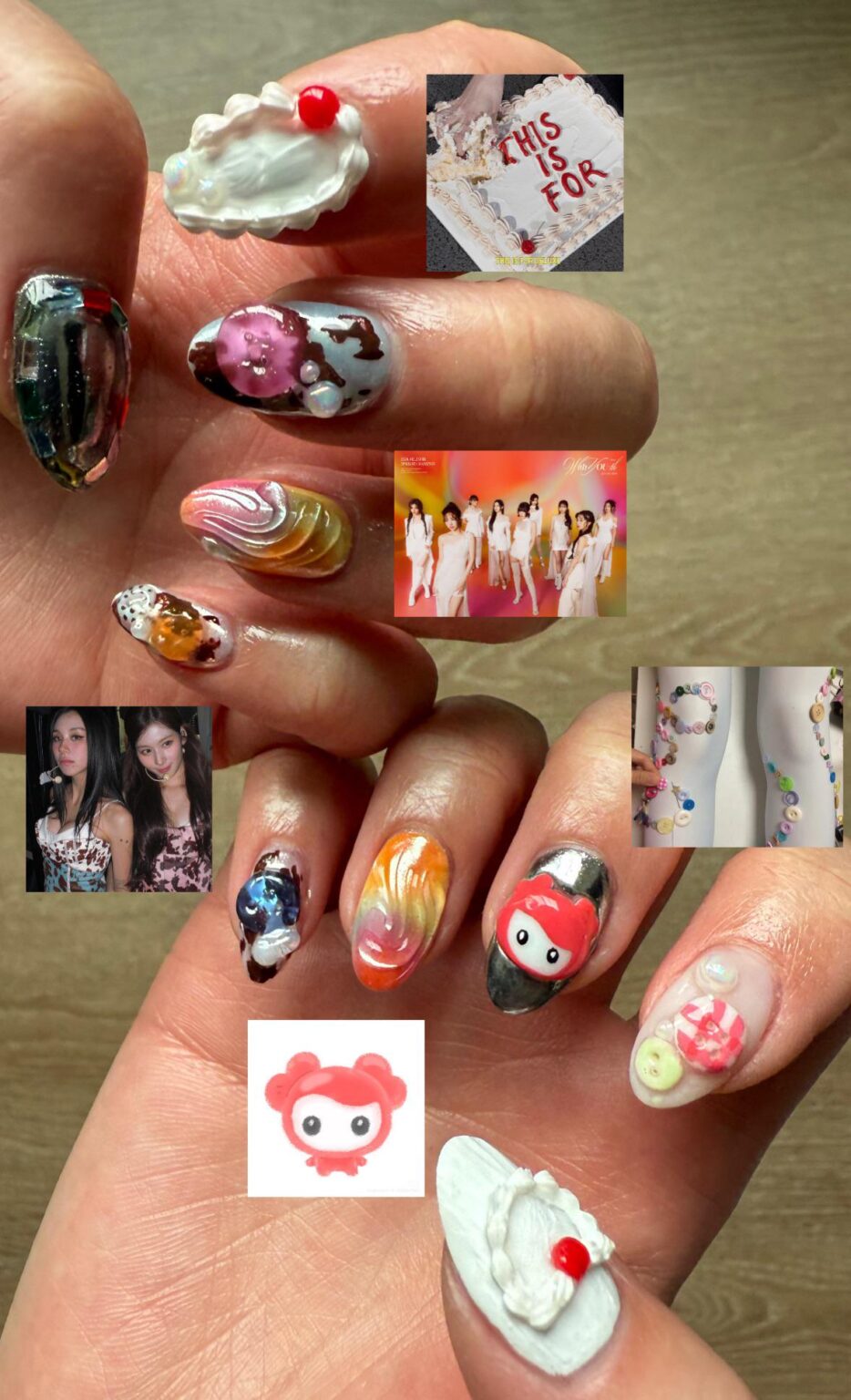 أظافر لجولة TIF ❤️