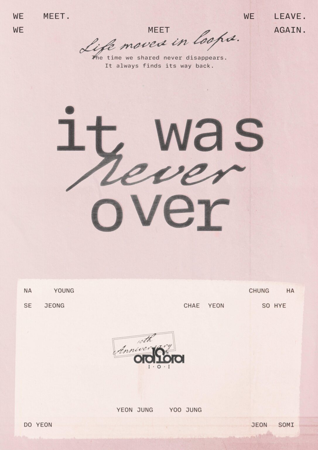 IOI - الألبوم المصغر الثالث: IOI: LOOP (صورة تشويقية للعودة)