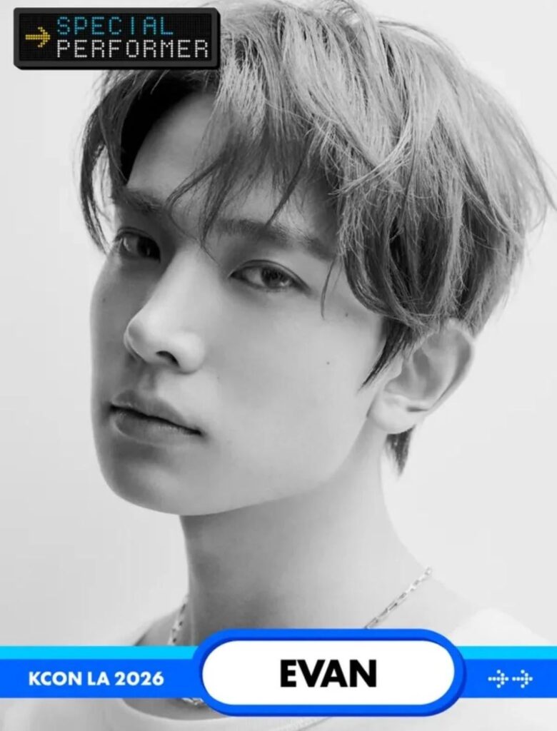 أكدت EVAN أنها ستؤدي في KCON LA 2026