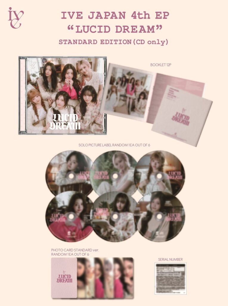 260427 IVE - اليابان 4th EP: LUCID DREAM (تغليف الألبوم ومعاينة البضائع)