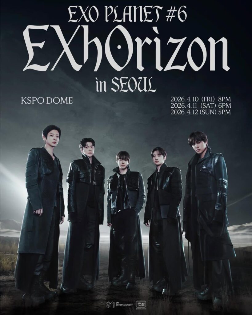 EXO - جولة EXO 2026: EXO PLANET #6 - EXhOrizon (ملصق الإعلان رقم 2)