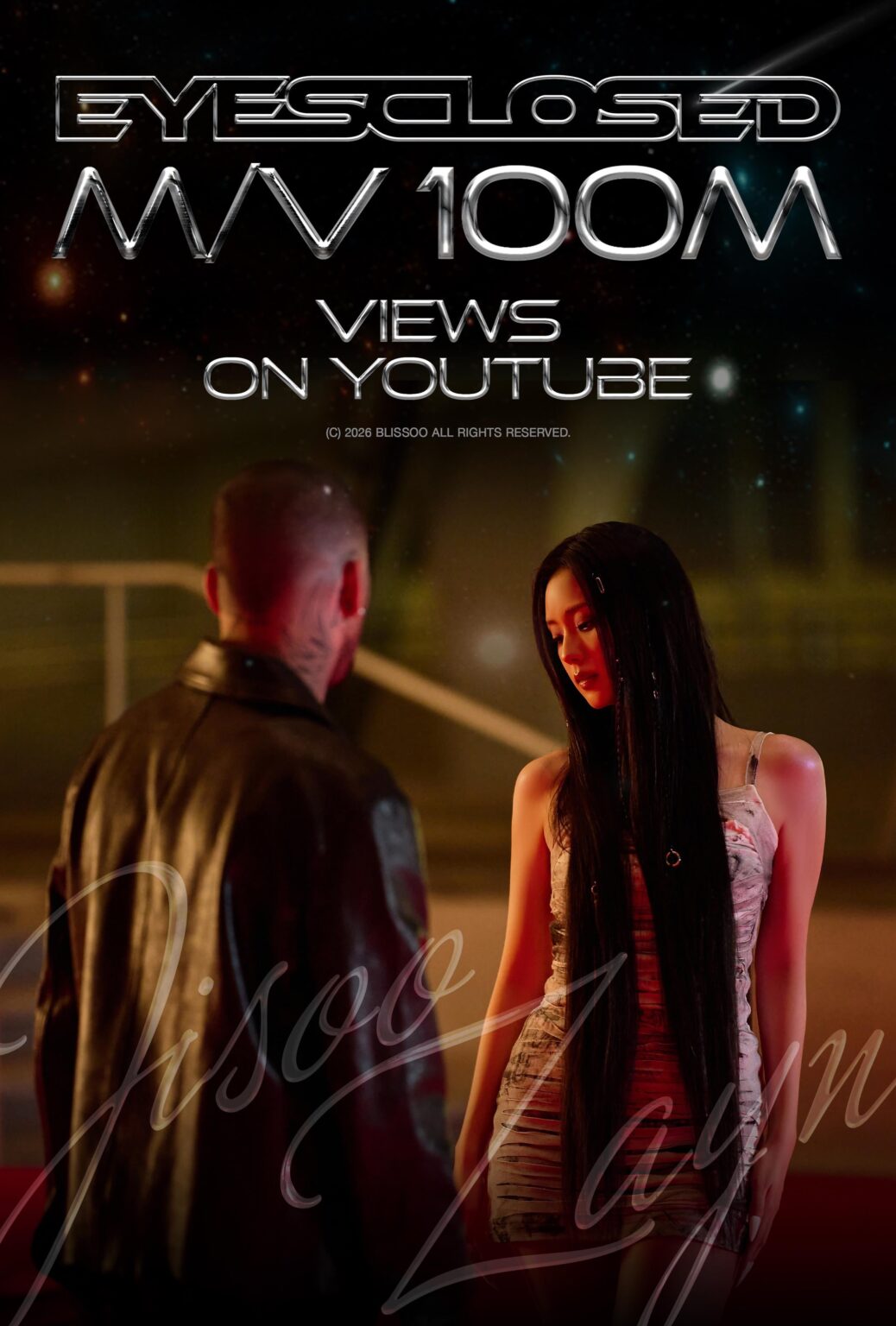 260428 JISOO X ZAYN - EYES CLOSED (الفيديو الموسيقي الرسمي) يصل إلى 100 مليون مشاهدة على اليوتيوب! [Official Poster]