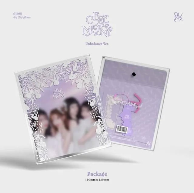 QWER - الألبوم المصغر الرابع: CEREMONY (تفاصيل تغليف الألبوم - إصدار غير متوازن)