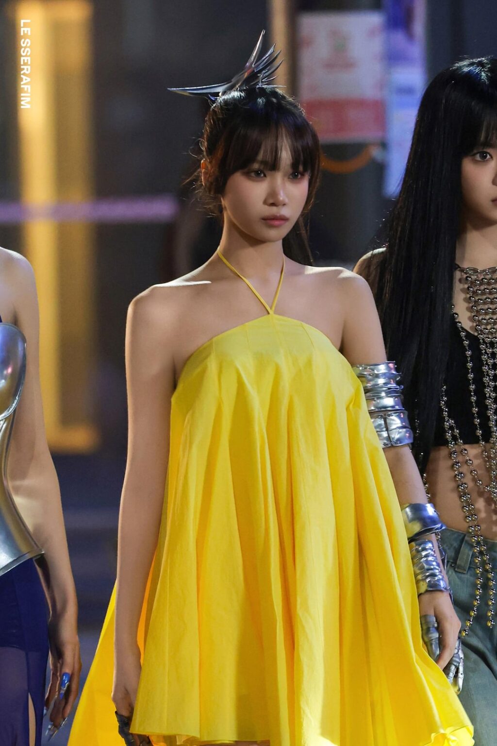 260417 السيرافيم - العرض الترويجي لـ "PUREFLOW" الجزء 1 (رسم مصور - كيم تشايوون، مياواكي ساكورا وهوه يونجين)